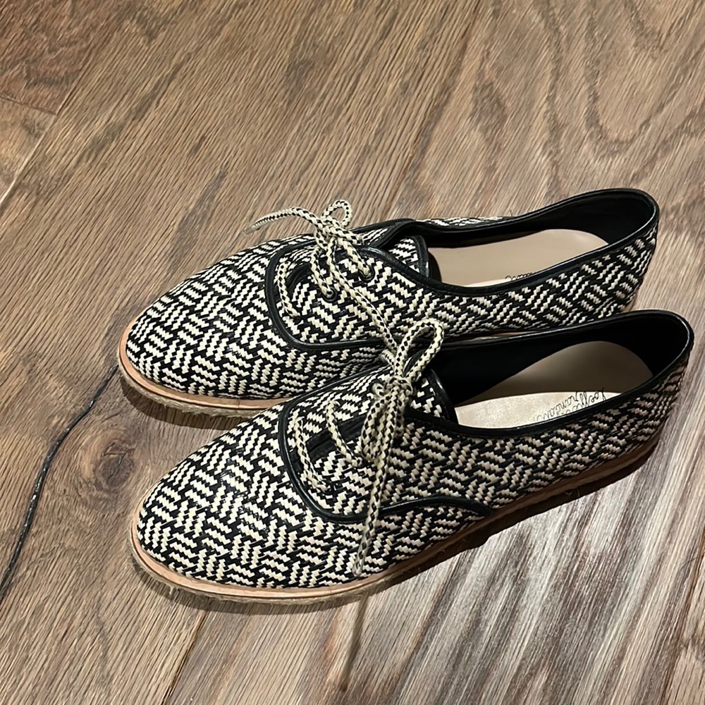 Loffeler Randall Summer dress shoe, raffia look